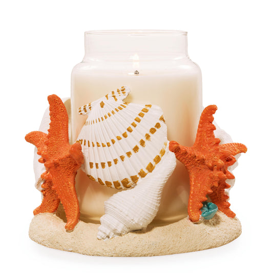 Seashell Jar Candle Holder - BCBD
