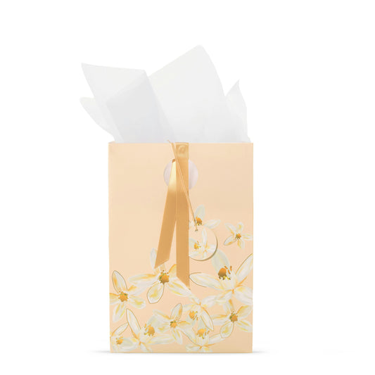 Peach Jasmine Floral Gift Bag - KCXM