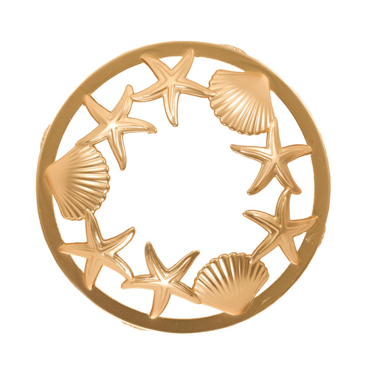 Seashell Illuma-Lid® Jar Candle Topper - KB1T