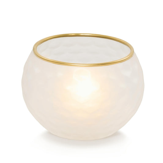 Frosted Honeycomb Tea Light Candle Holder - 3HF6